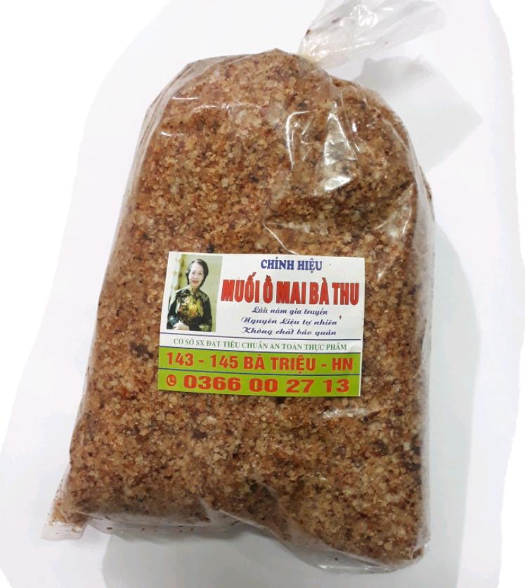 MUỐI Ô MAI BÀ THU 500g, NHÀ TRONG NGÕ PHỐ BÀ TRIỆU PHỐ CỔ HÀ NỘI, Ô MAI HÀ THÀNH CHUA CHUA, MẶN MẶN
