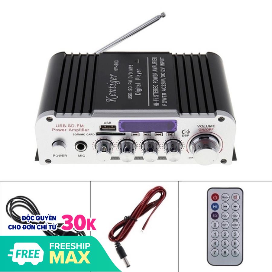 Amply 5.1 karaokeAmpli karaoke mini Ampli bluetooth Amly mini Karaoke Kentiger HY 803 âm thanh cực chất dễ dàng sử dụng