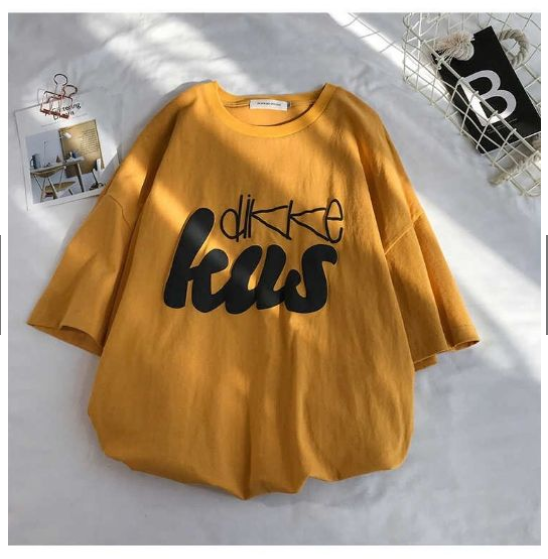 Áo thun tay lỡ free size KUS