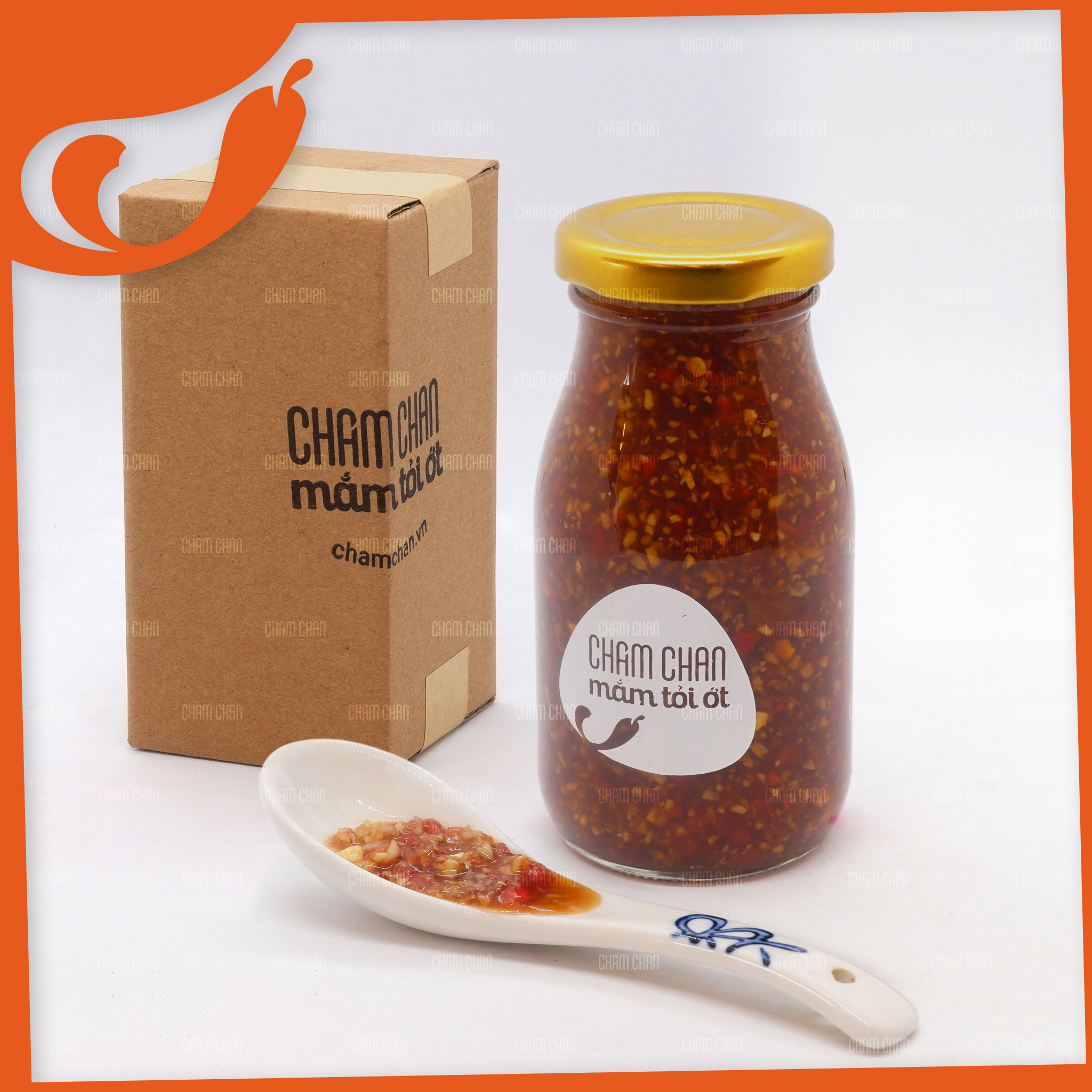 [HCM]Mắm Tỏi Ớt Chấm Chan - Chai 200ml (Đậm Đặc) / Cay Chút