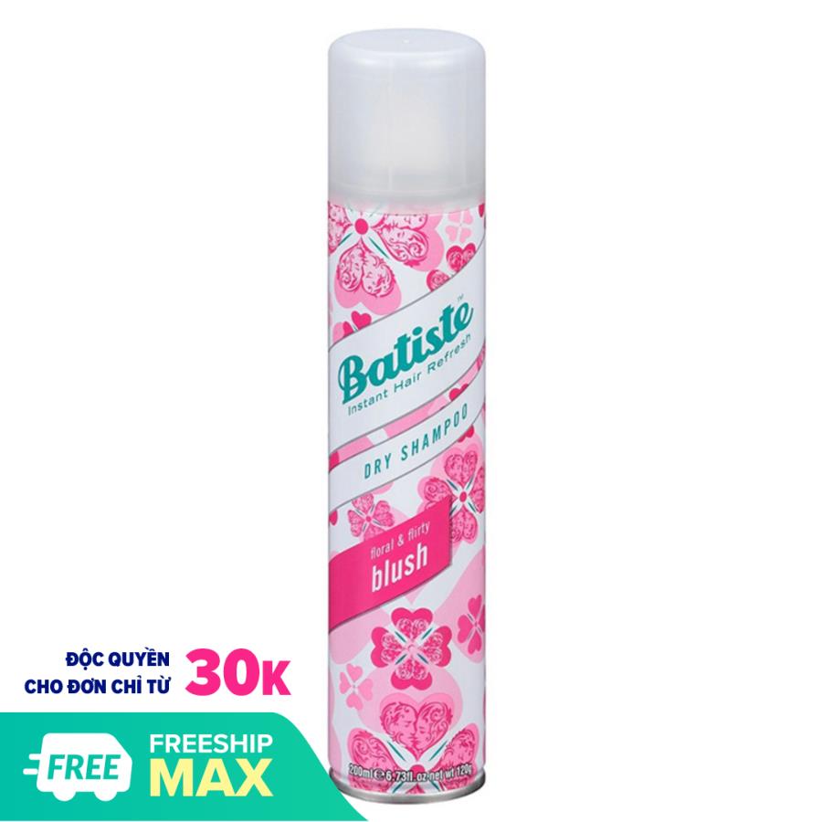 Dầu gội khô batiste dry shampoo 200ml - blush