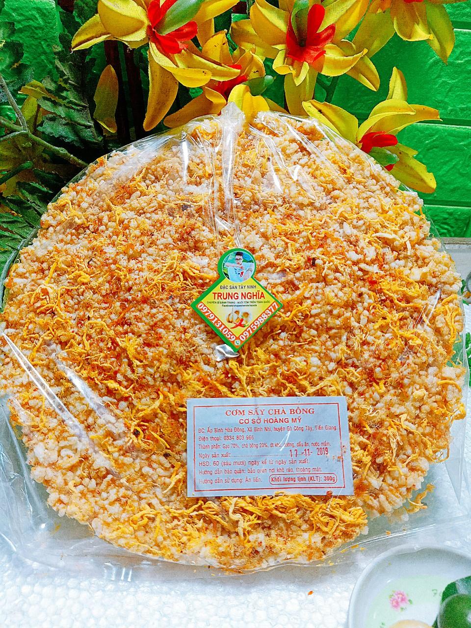 CƠM CHÁY CHÀ BÔNG SIZE ĐẠI TRUNG NGHĨA