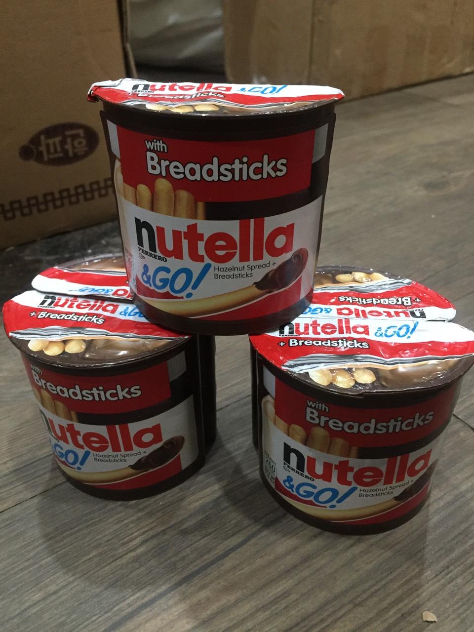 Bánh que chấm Nutella hộp 52g hàng Mỹ