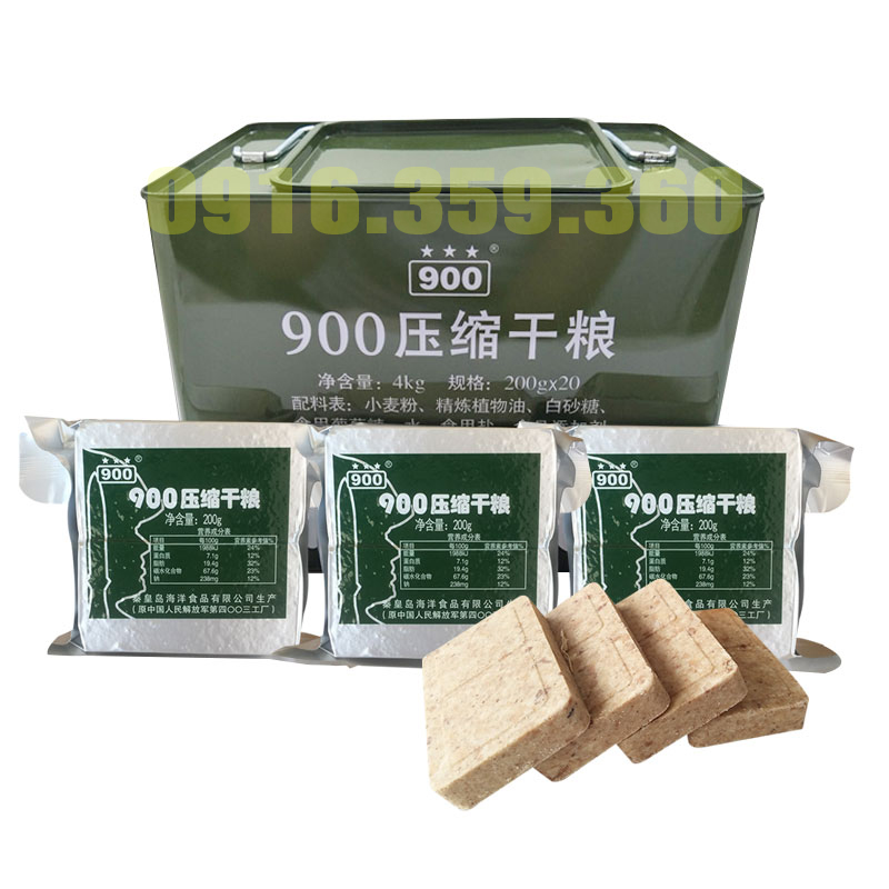 Lương khô Quân Đội 4kg 3 sao 900