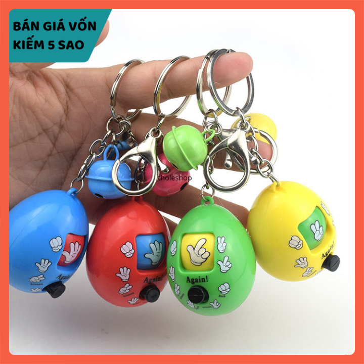 Móc khóa - Móc khóa trứng oẳn tù tì - Móc khóa đồ chơi kéo búa bao kèm chuông - Móc khóa siêu dễ thương - Móc khóa đồ chơi dễ thương [GIÁ VỐN]