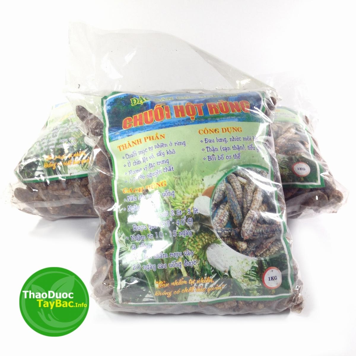 Chuối Hột Rừng Phơi Khô