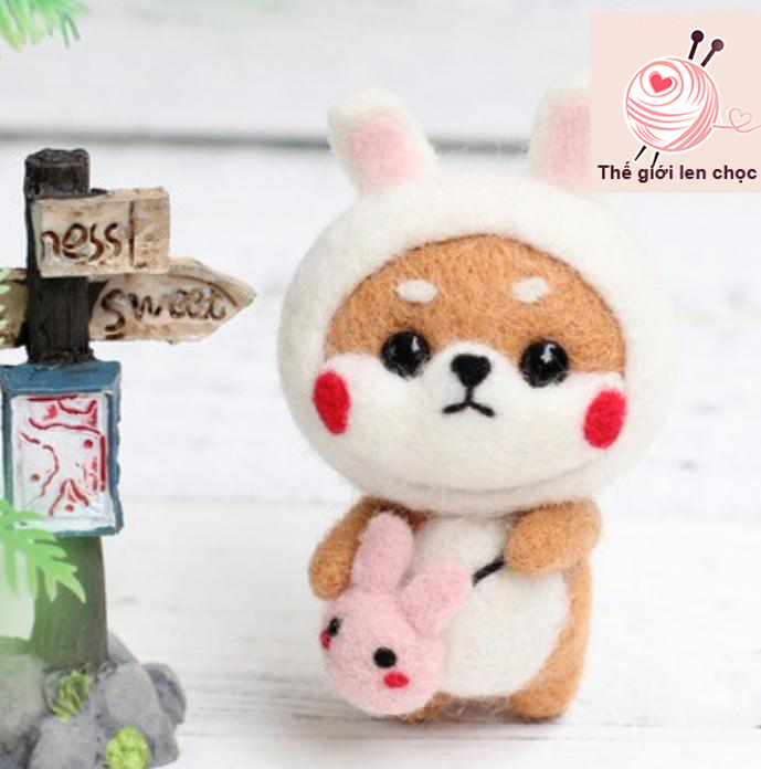 [LEN CHỌC CÓ HƯỚNG DẪN] BỘ KIT SHIBA VUI VẺ 2