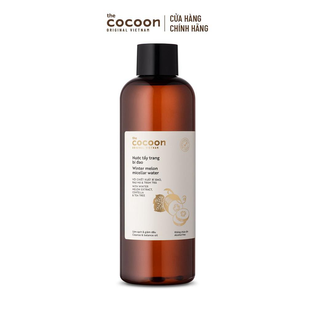 Nước tẩy trang Cocoon chiết xuất bí đao (500ml)