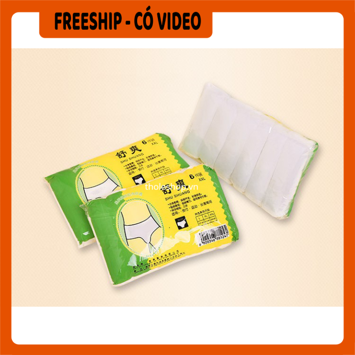 [HCM][FREESHIP] Quần lót dùng 1 lần - Quần lót tiện lợi dùng 1 lần thuận tiện - Quần lót cho phụ nữ sau khi sinh đi chơi xa hay sử dụng trong những ngày đèn đỏ