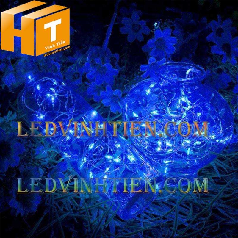 Đèn led đom đóm 10m, Đèn led trang trí đom đóm adapter
