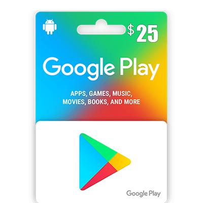 [HCM]Thẻ Google Play 25 USD Hệ US