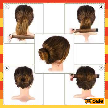 [HCM]Băng đô búi tóc nữ - Dụng cụ búi tóc nữ tiện lợi - Dụng cụ búi tóc củ tỏi - Dụng cụ tết tóc hình tròn linh hoạt [GIÁ SỈ]