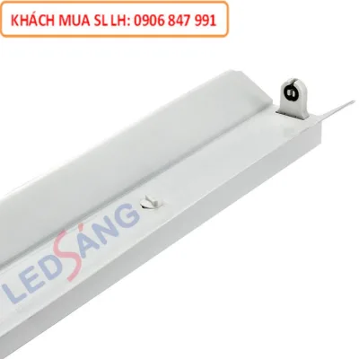 [HCM]Máng đèn LED - Máng chóa đèn đơn T8 0.6M LS - C1 - 60