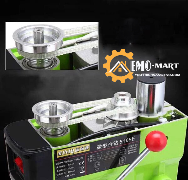 [FreeshipMAX] Máy khoan bàn công suất lớn miniQ 680W