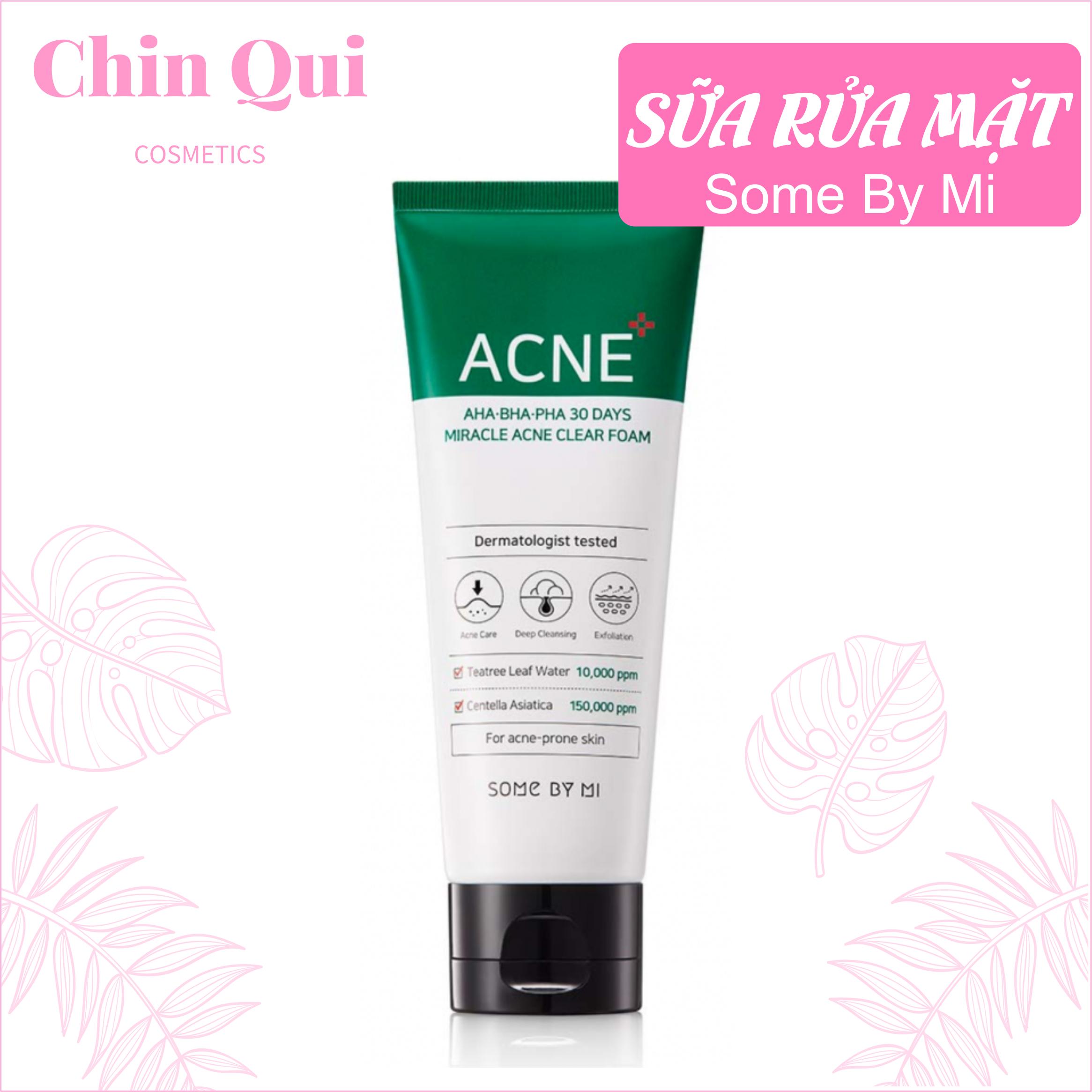 Sữa Rửa Mặt Cho Da Mụn Some By Mi 30 Days Miracle Acne Clear Foam 100ml