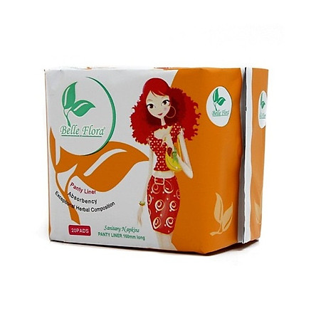 BVS BELLE FLORA Lưới Lụa Hàng Ngày (Gói 20 Miếng) - Đài Loan