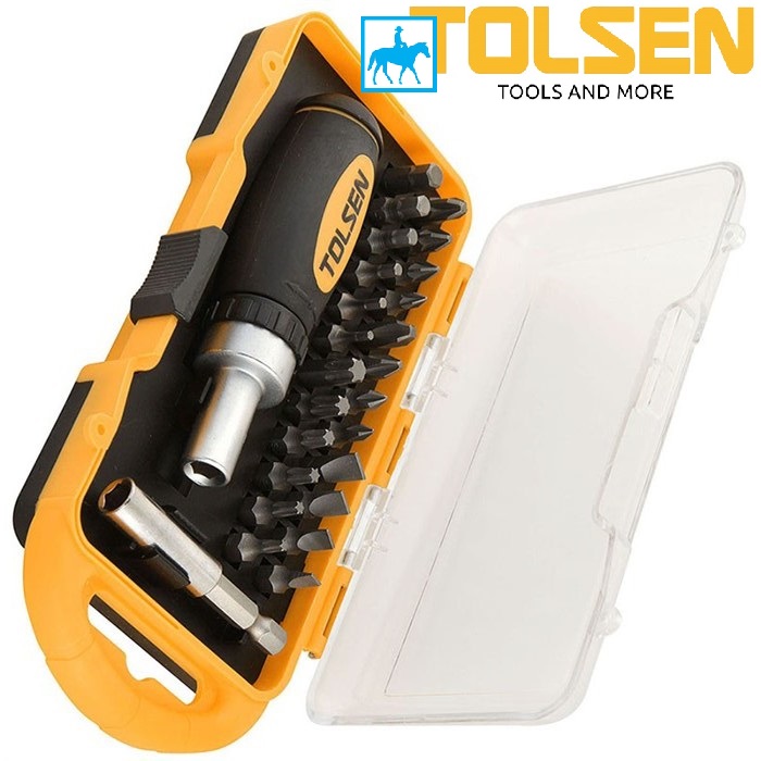 Bộ 26 đầu vít các loại đa năng bits set tolsen 20034