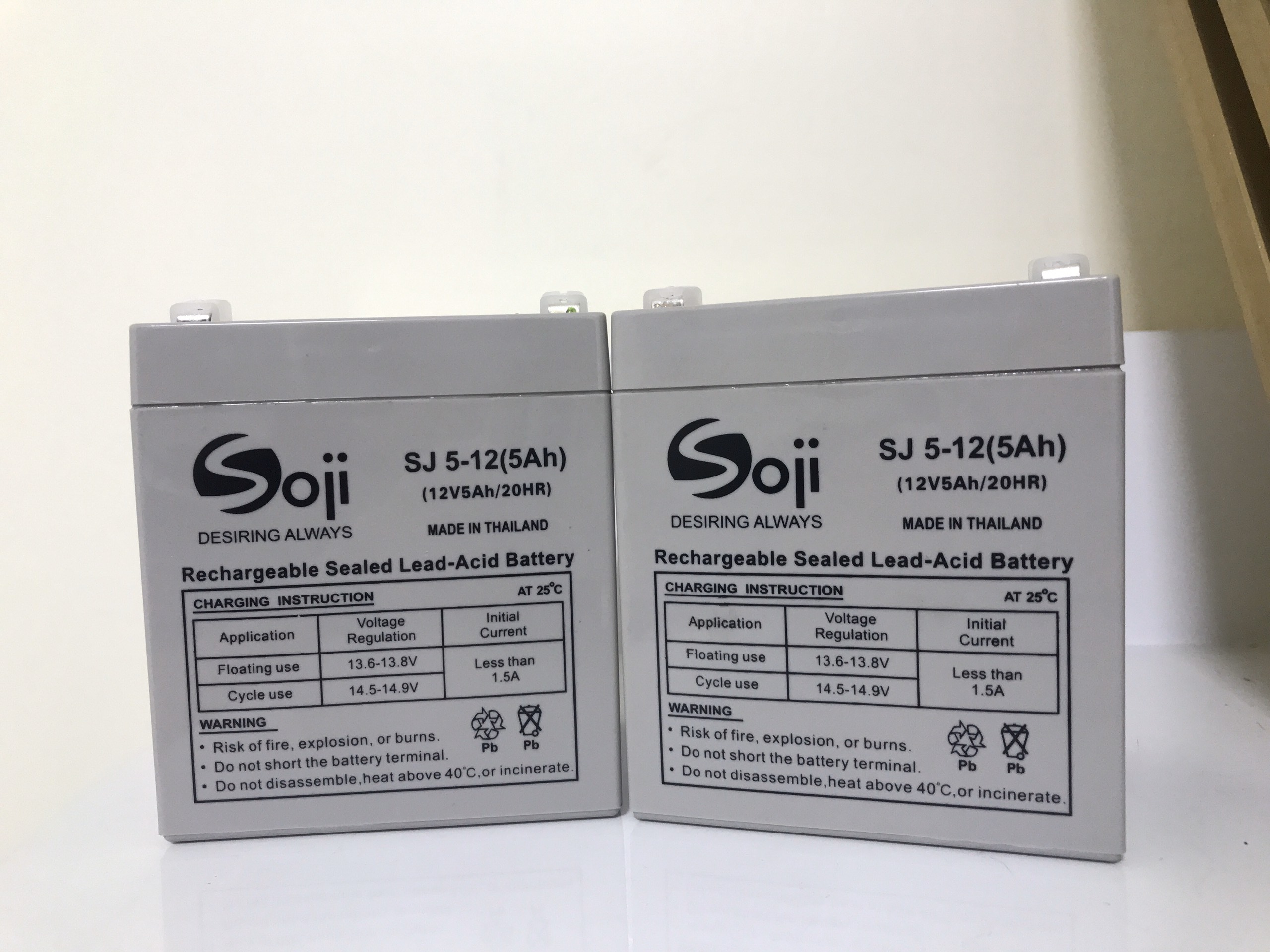 Ắc quy Soji nhập khẩu Thái Lan 12V 5ah