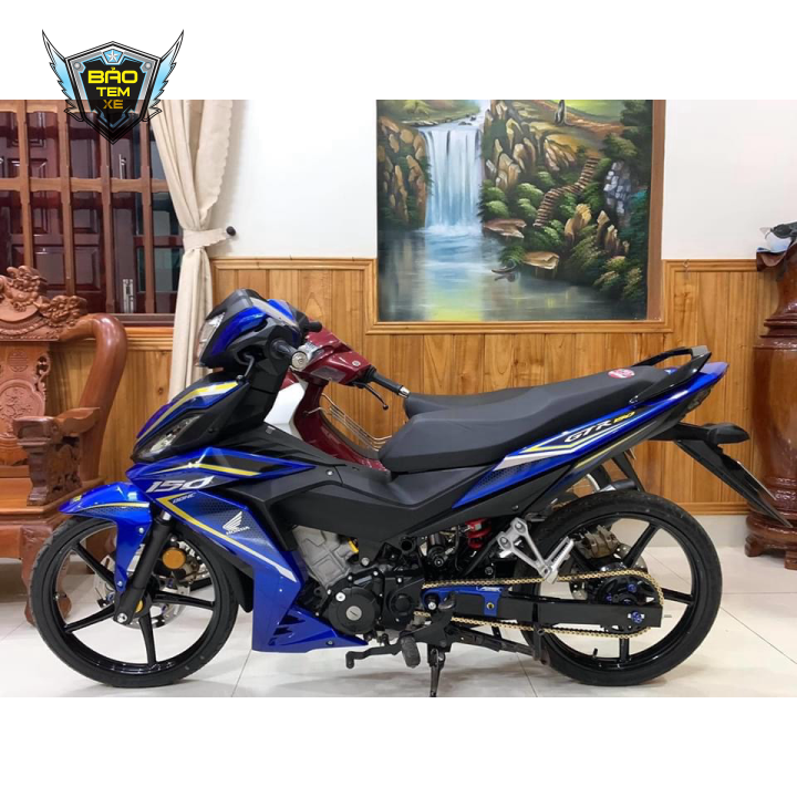 [ FREE SHIP ] Tem rời xe winner 150 dán xe xanh