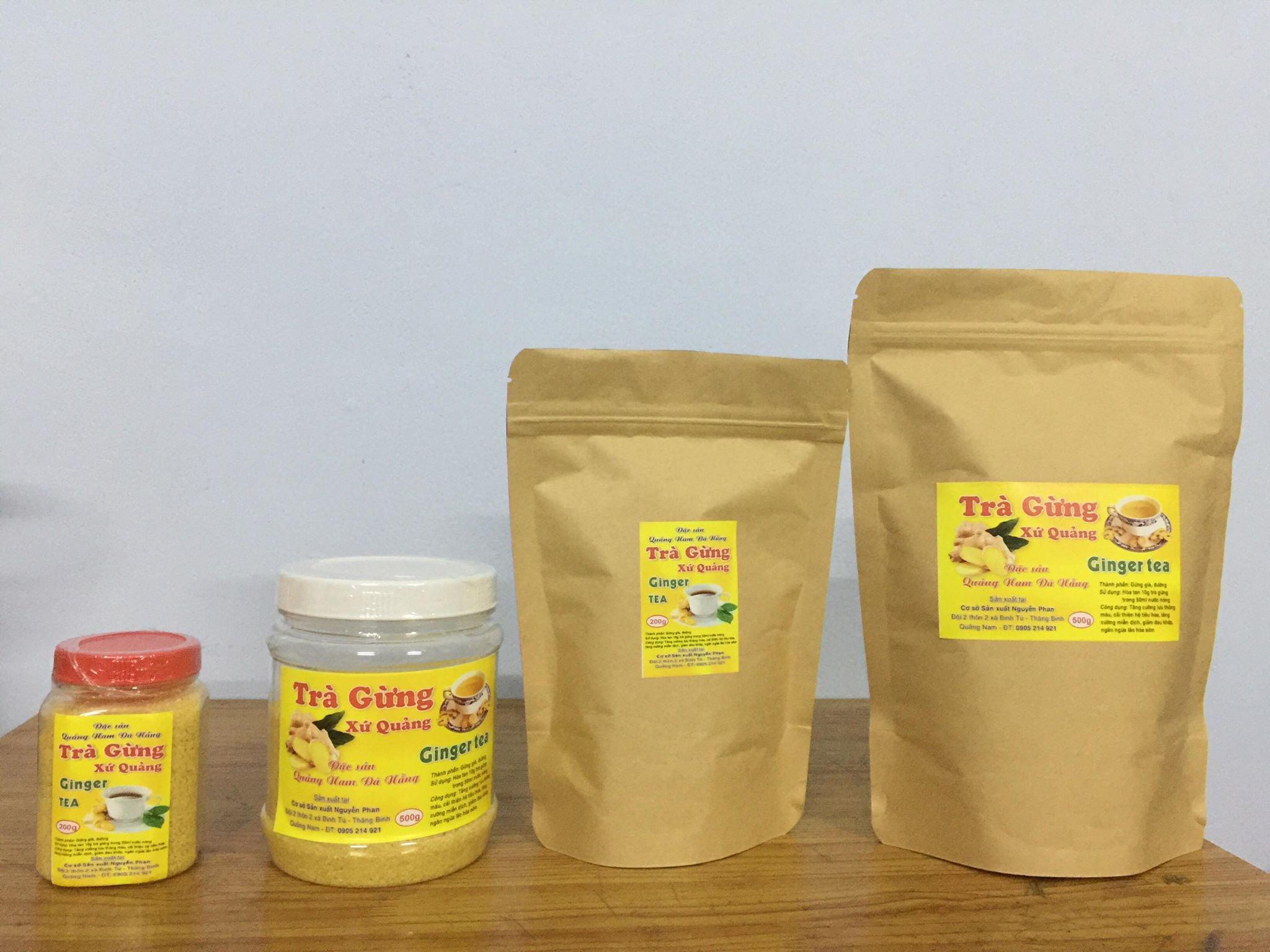 Trà gừng Xứ Quảng Hộp 200g