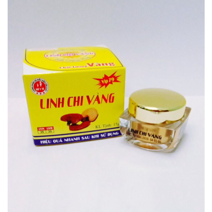 [HCM]KEM SẠCH MỤN THÂM LINH CHI VÀNG 15G