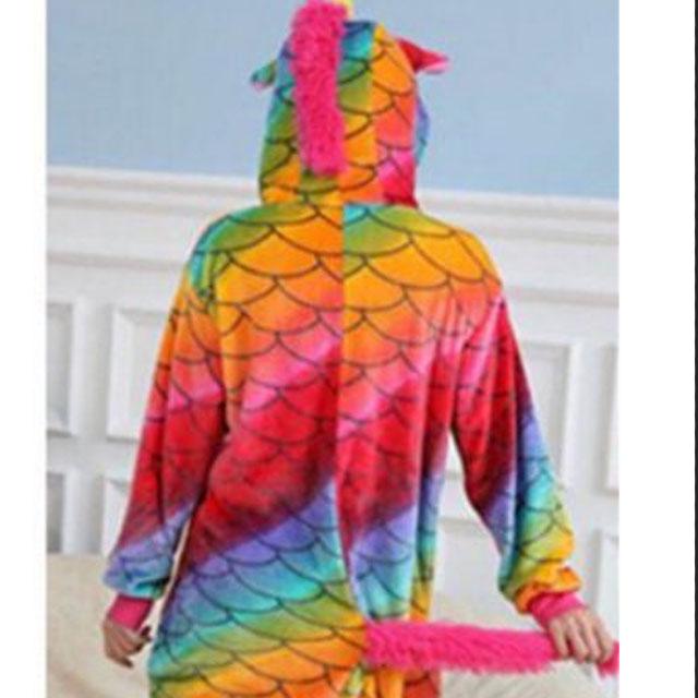 Bộ Đồ Thú Pijama Unicorn Vảy Rồng