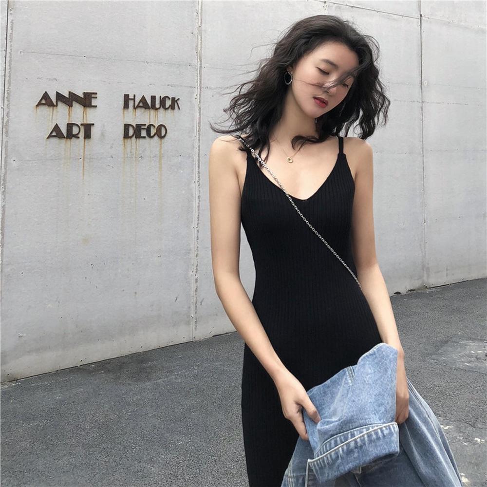 [HCM]ĐẦM THUN HAI DÂY NỮ THỜI TRANG HÀN QUỐC