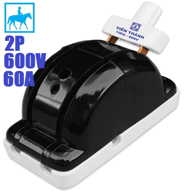 Cầu Dao Điện ĐẢO CHIỀU Cao Cấp 2 Pha 2P 60A 600V