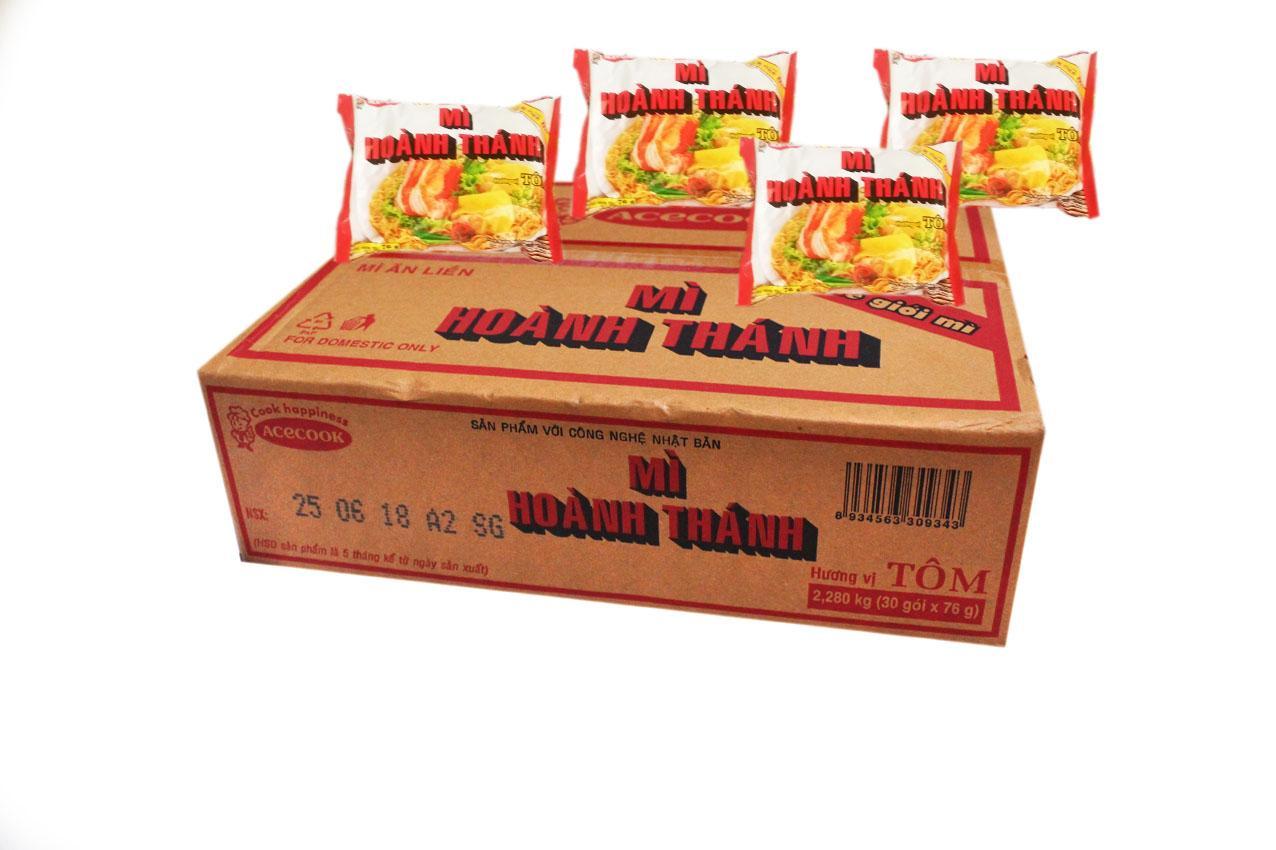 Mì Hoành Thánh Tôm Acecook Gói 76G
