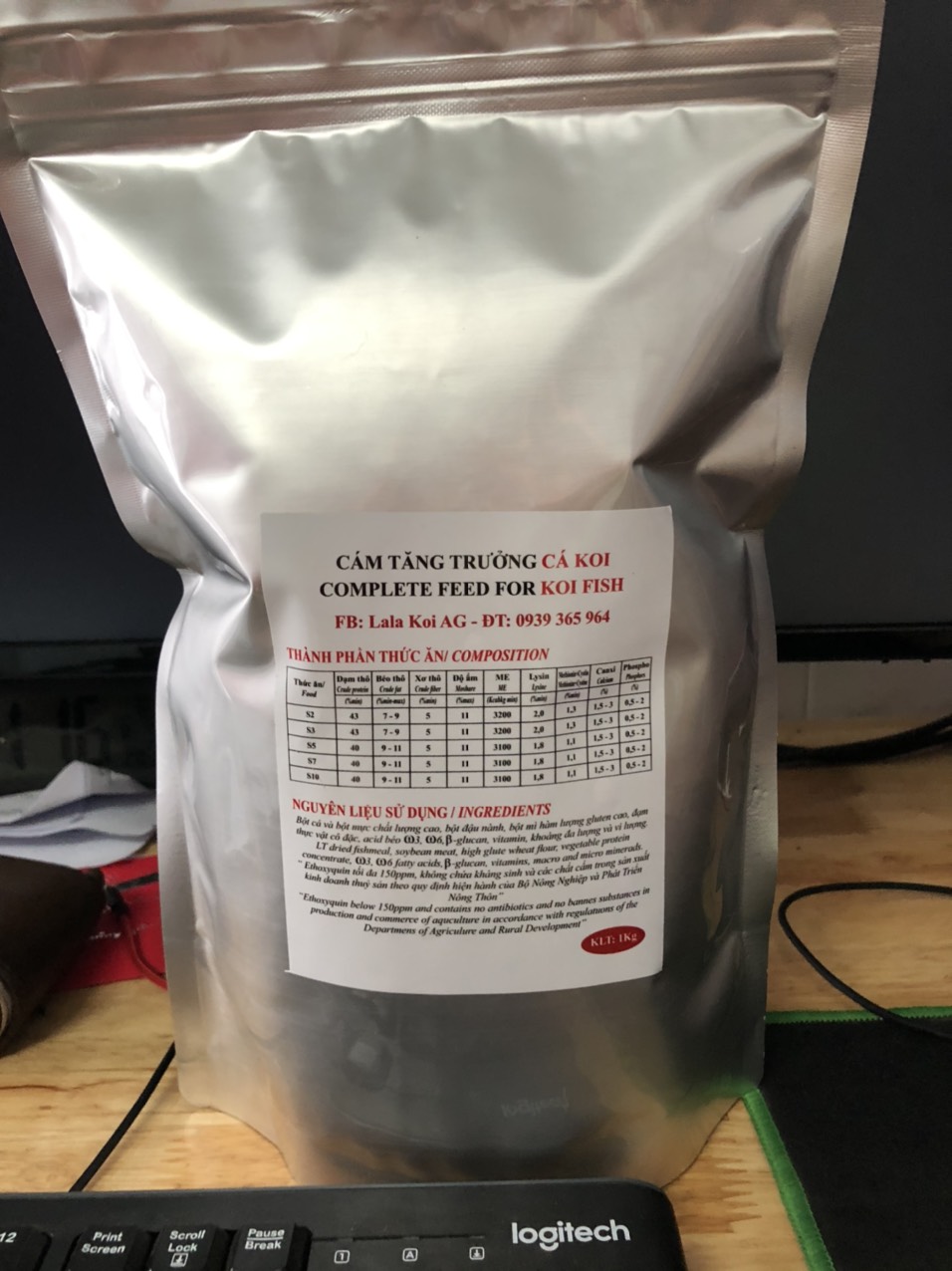 Thức ăn Cá Koi, 3 Đuôi, Cá Cảnh CÁM STELLA size 5mm 6kg