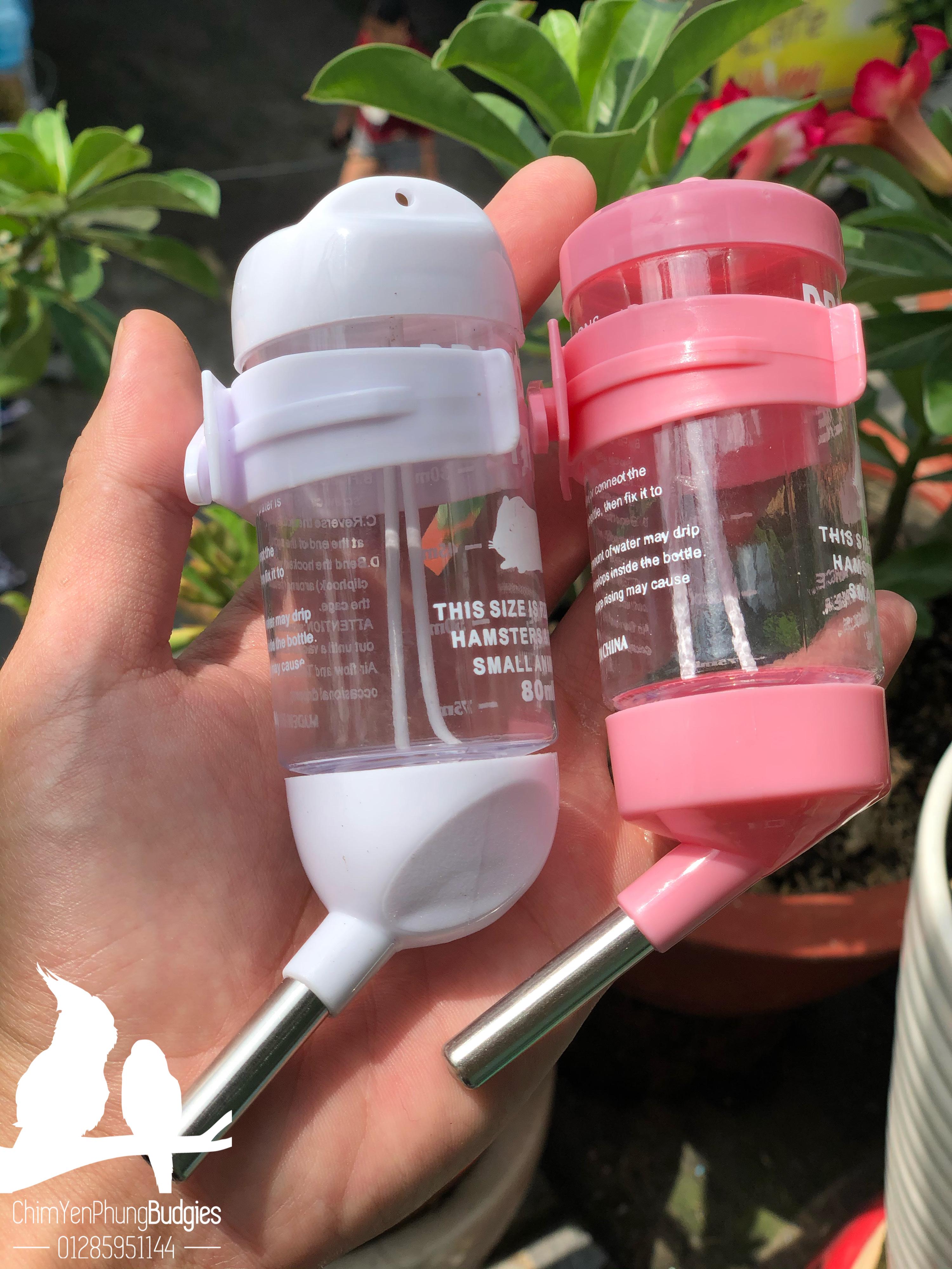 Bình nước bi cao cấp 80ml cho Hamster • Vẹt • Thú Cưng.