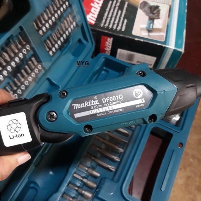 Máy vặn vít dùng pin DF001DW Makita 3.6V