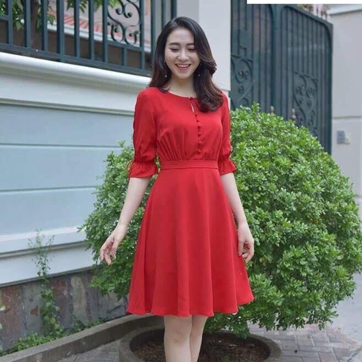 [HCM]ĐẦM XÒE PHỐI NÚT BỌC K2 ĐỦ SIZE 30 ĐẾN 72KG