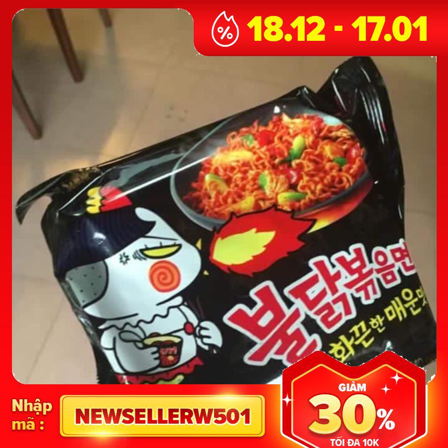 Mì tôm cay đen Samyang hàn quốc 18k /gói