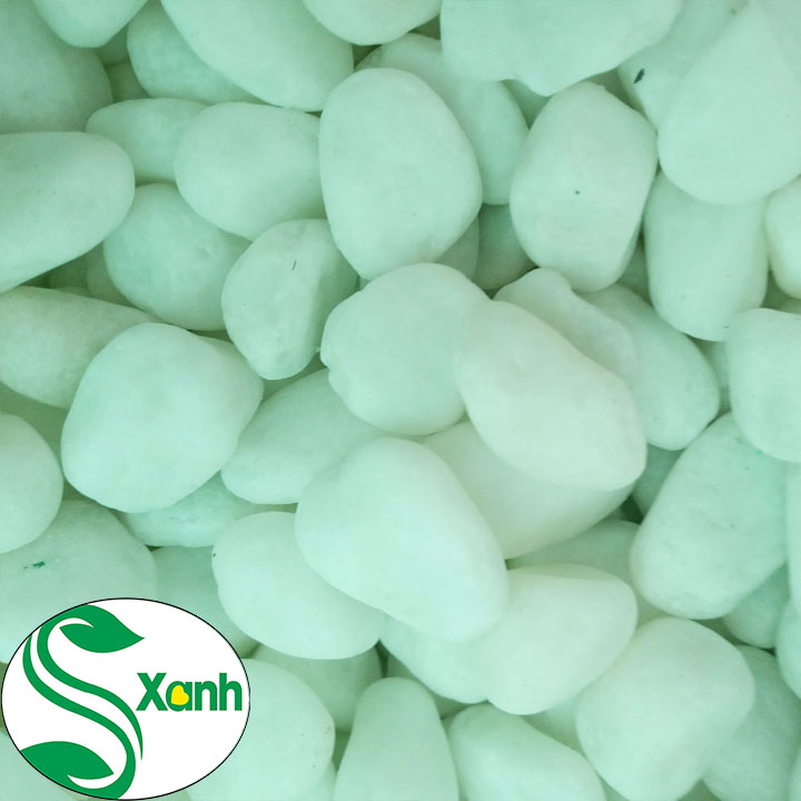 Đá Trắng Trang Trí Cây Cảnh Size 20-30mm Túi 2kg
