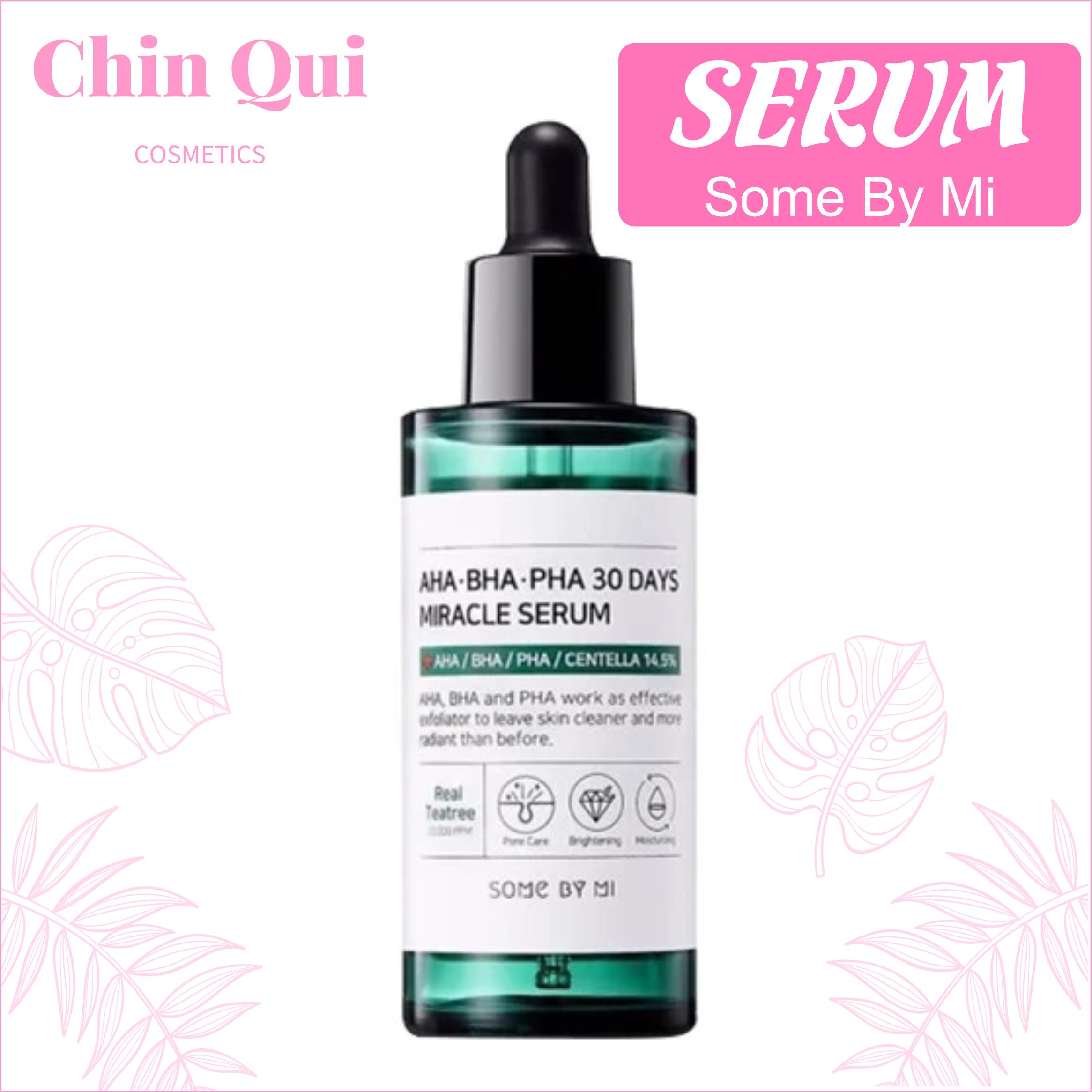 [HCM]Tinh Chất SOME BY MI Cho Da Mụn 50ml AHA-BHA-PHA 30 Days Miracle Serum