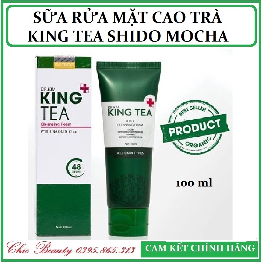 SỮA RỬA MẶT CAO TRÀ KING TEA MOCHA - Hàng chính hãng