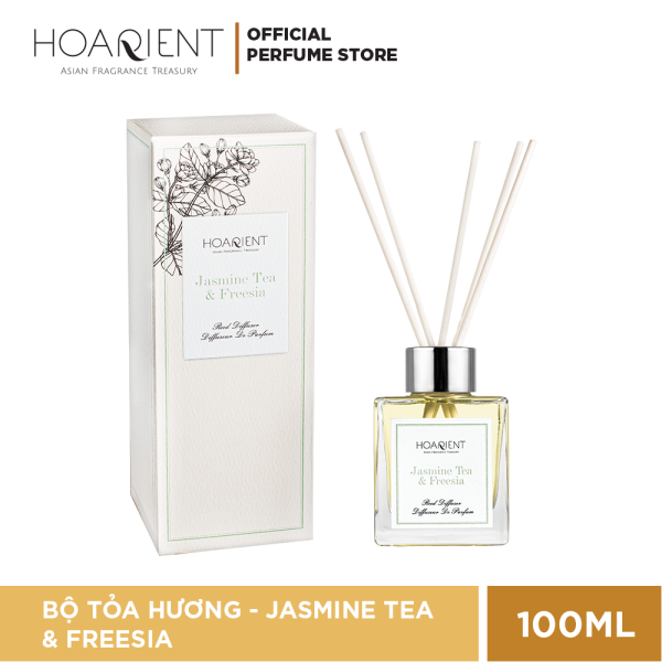 Bộ Khuếch tán mùi hương que mây Hoarient - Jasmine Tea & Freesia 100ml