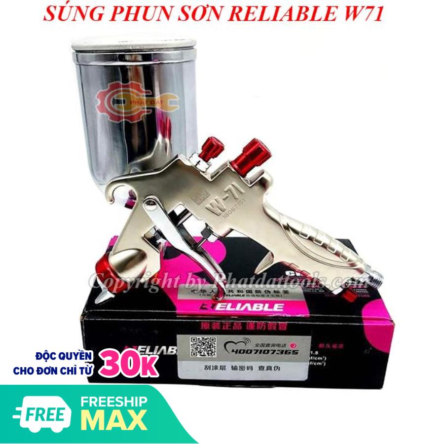 Sung phun sơn RELIABLE CHRB-W71 cao cấp-Hàng Taiwan xuất Nhật-Bảo hành 6 tháng