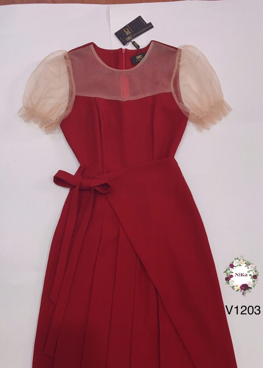 [HCM]ĐẦM ĐỎ DỰ TIỆC SIÊU SANG ĐỦ SIZE SMLXLXXL - VV1203