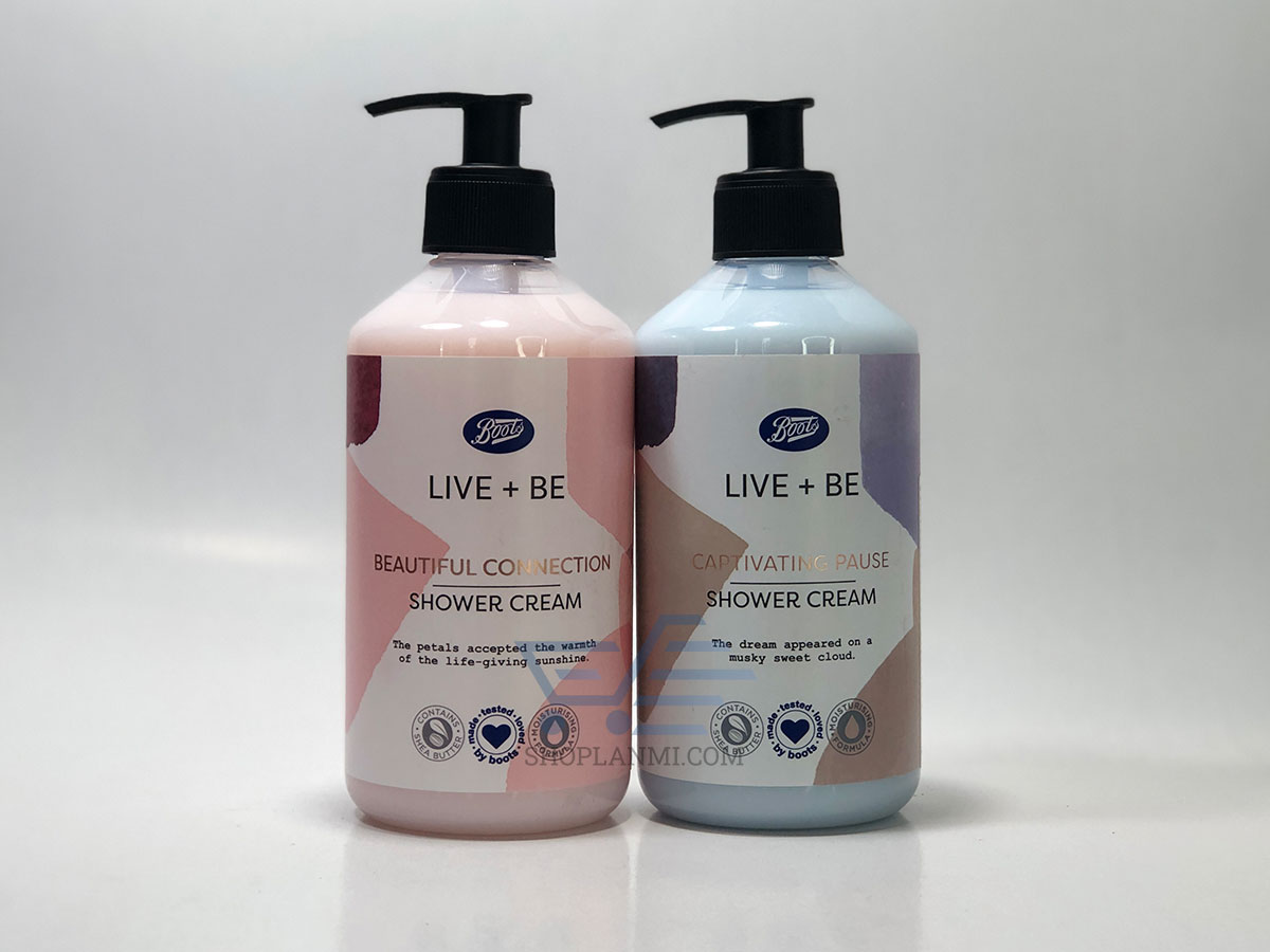 Sữa tắm cao cấp Boots Live + Be