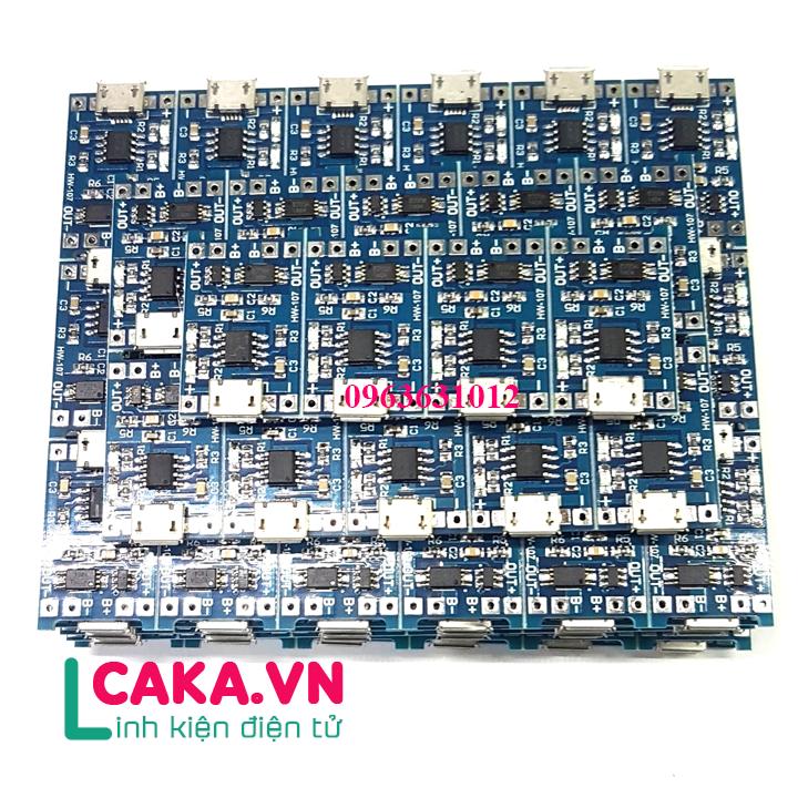 Mạch sạc pin lithium TP4056 Micro có ic bảo vệ