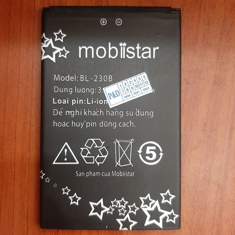 Pin Điện Thoại Mobiistar BL-230B