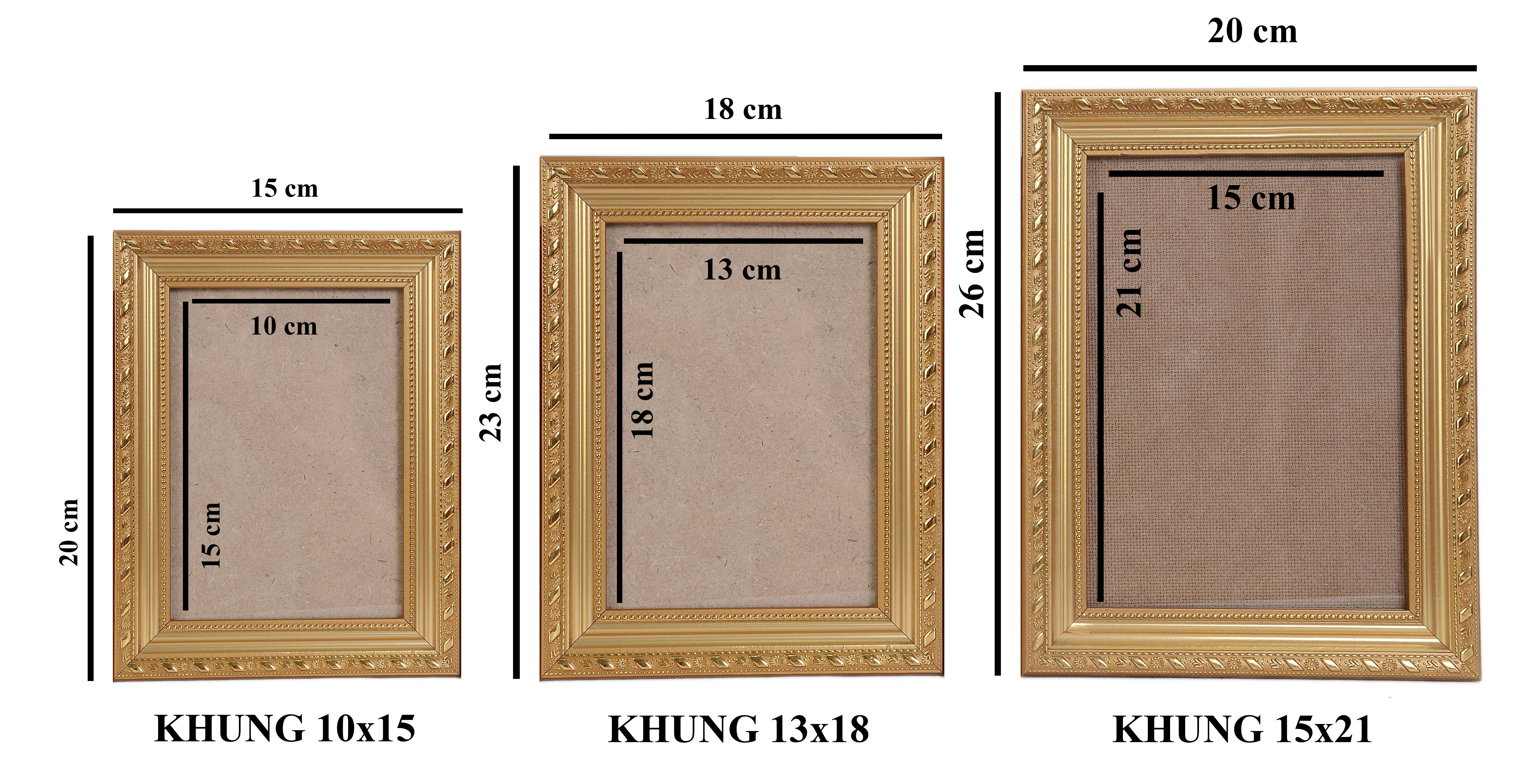 Khung hình thờ 20x25 cm, 20x30 cm nhiều màu sắc, kích thước (Đã bao gồm kính) hoặc mica  trong chống vỡ.