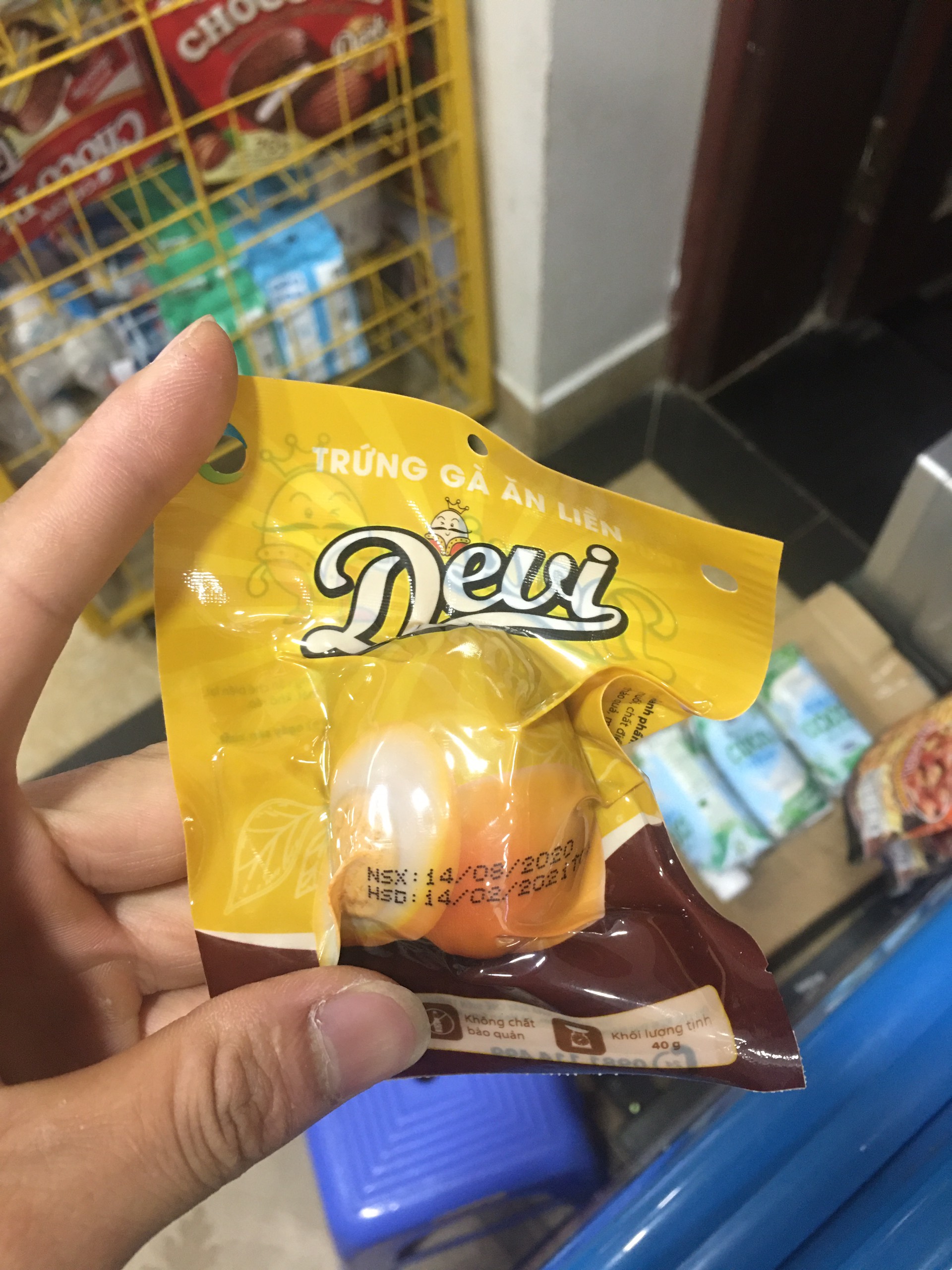 Trứng gà ăn liền Devi combo 10 quả vị thường