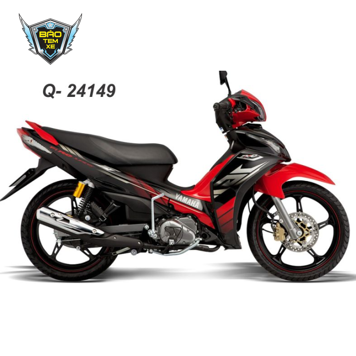 Tem rời xe jupiter RCmẫu JG đỏ đen
