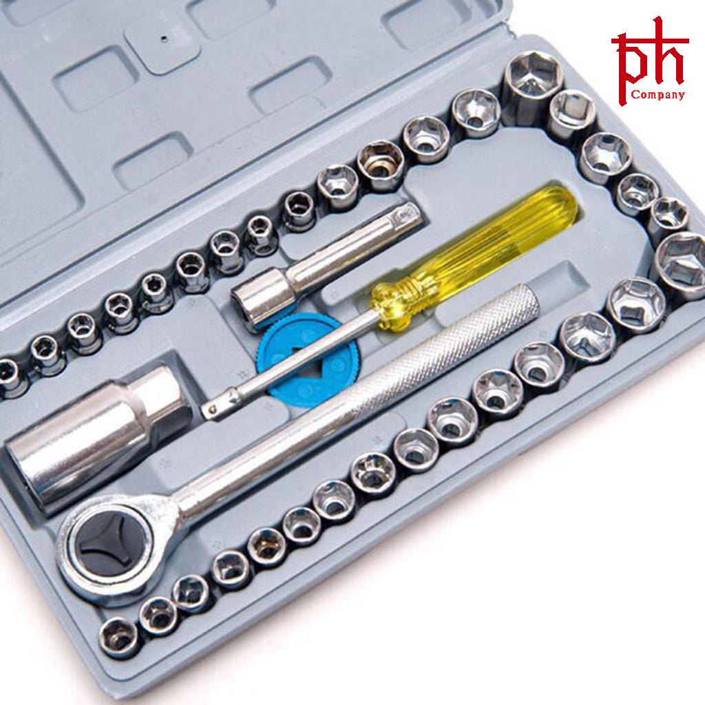 [HCM]Bộ Dụng Cụ Sửa Chữa Cầm Tay 40 Món Đa Năng