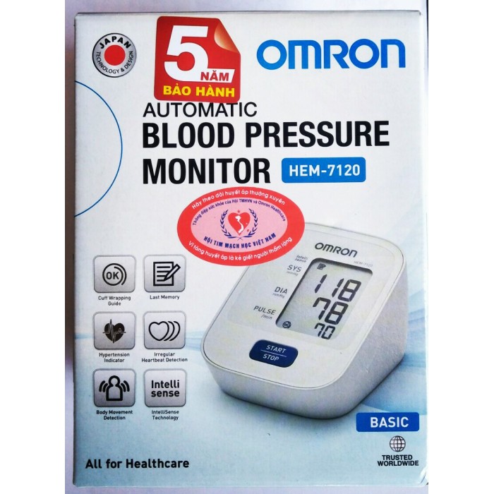 Máy Đo Huyết Áp Tự Động HEM-7120