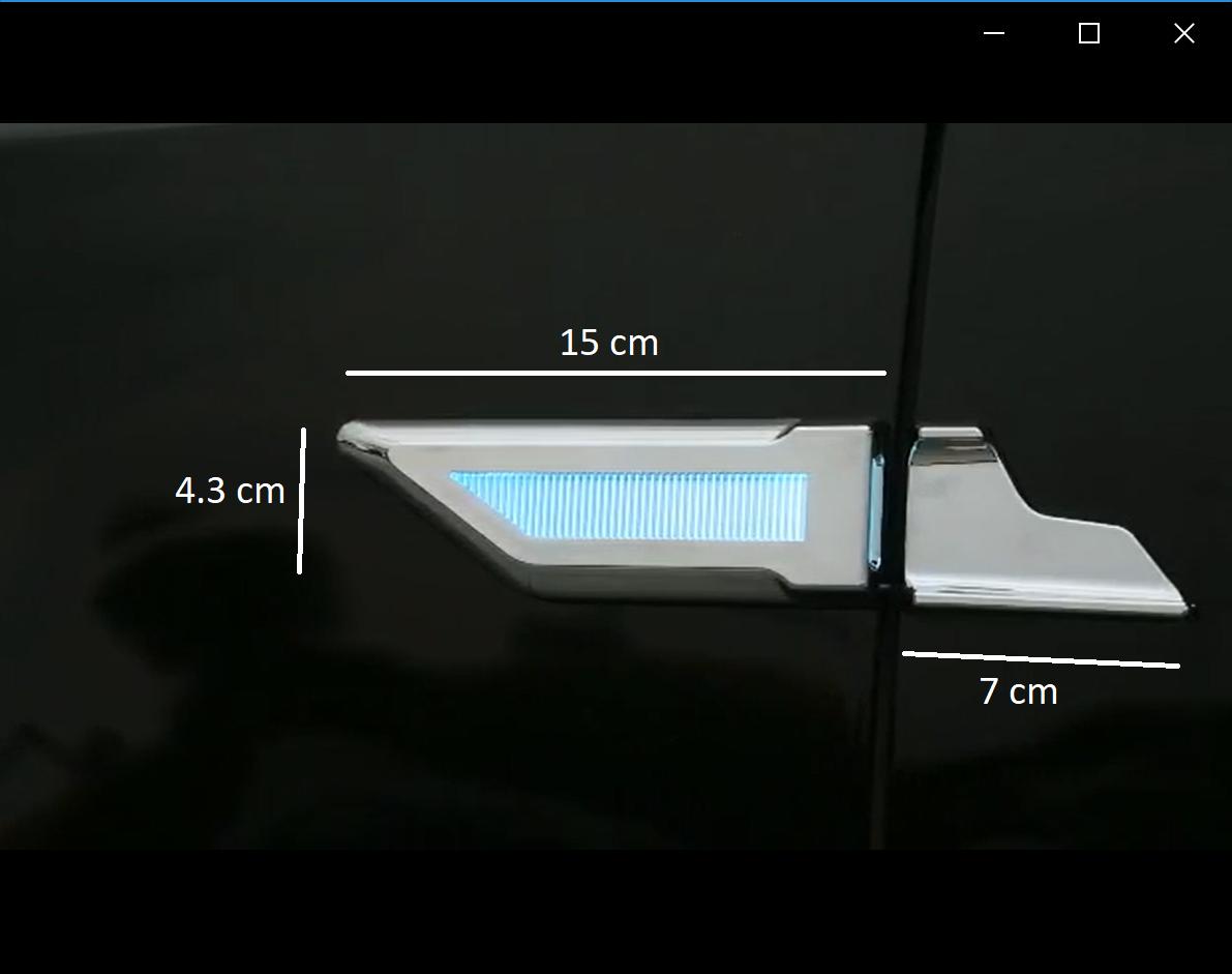 Đèn Led sườn xe 3 chế độ: daylight+ xi nhan+ đèn lùi