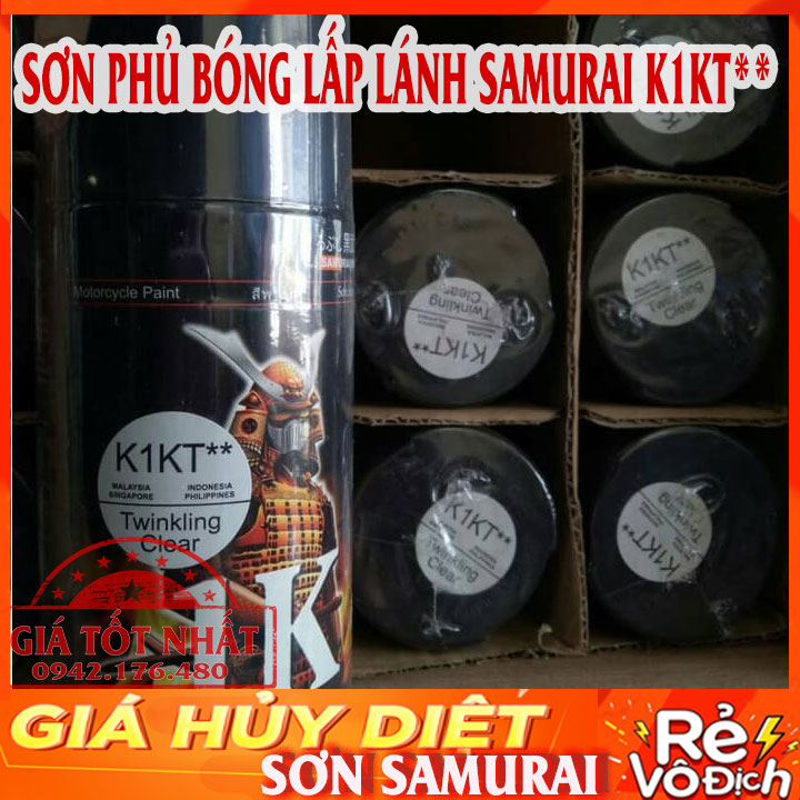 SƠN SAMURAI PHỦ BÓNG MÀU TRONG K1K
